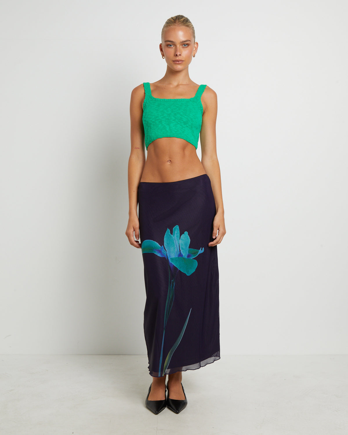 Lassie Maxi Skirt in Navy NAVY