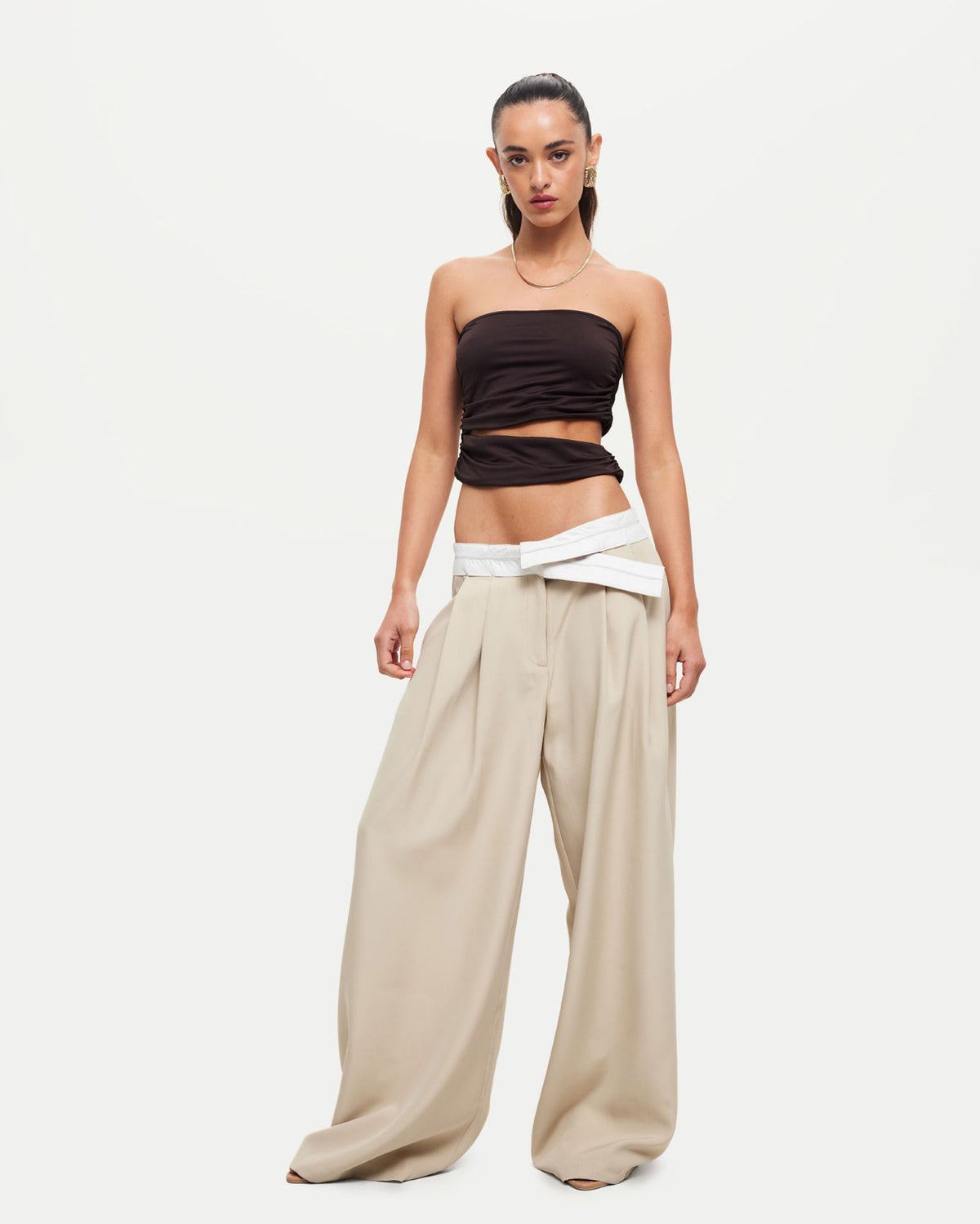 Desire Pants in Oyster OYSTER