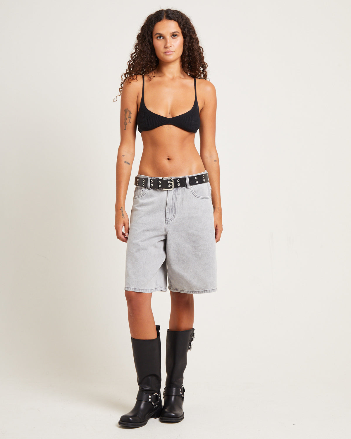 Kult Denim Jorts PEBBLE