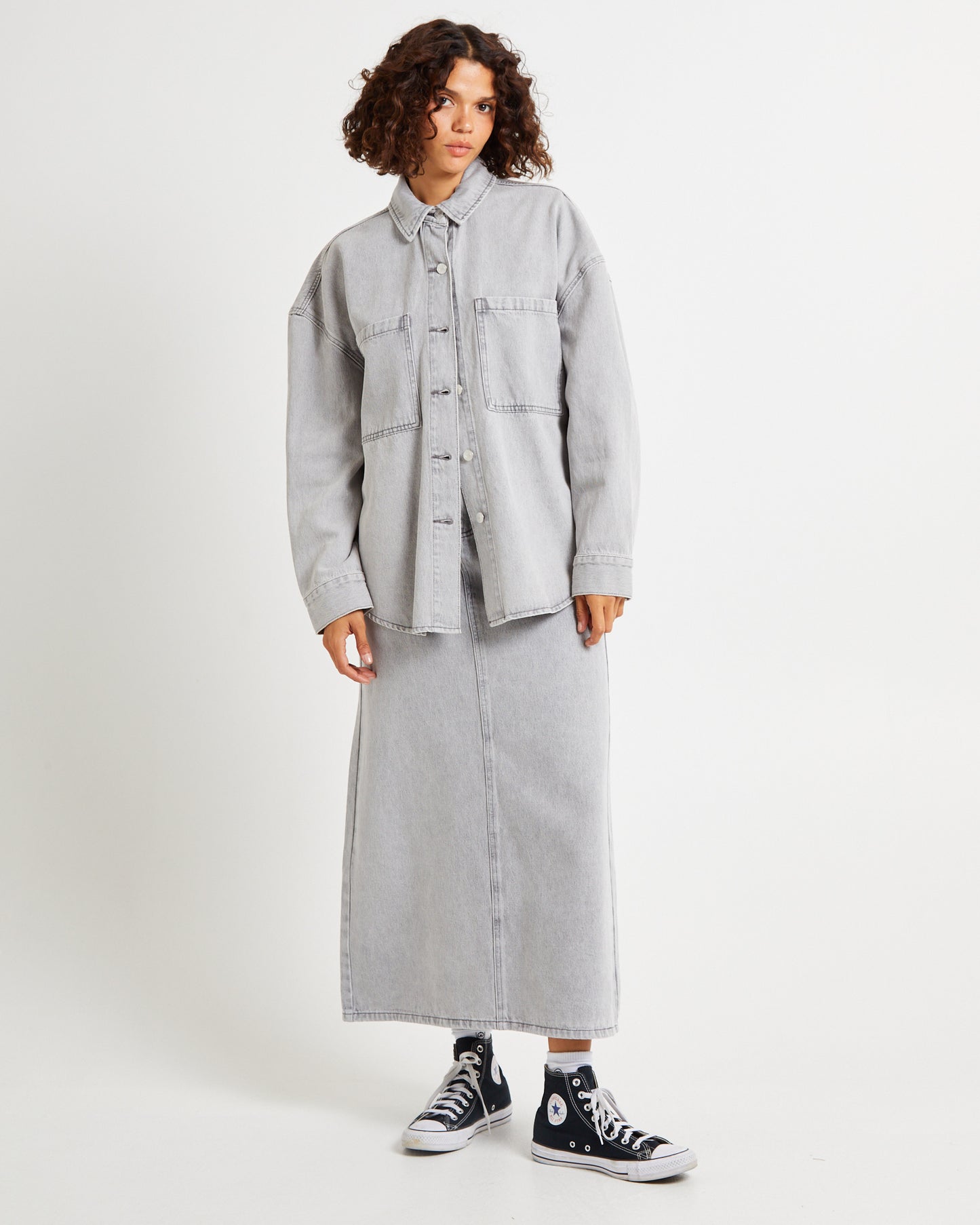 Hailey Denim Shirt Jacket