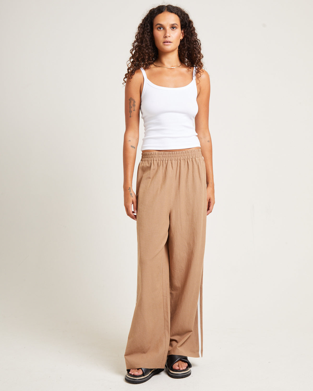 Cobi Cotton Sports Pants Caramel CARAMEL
