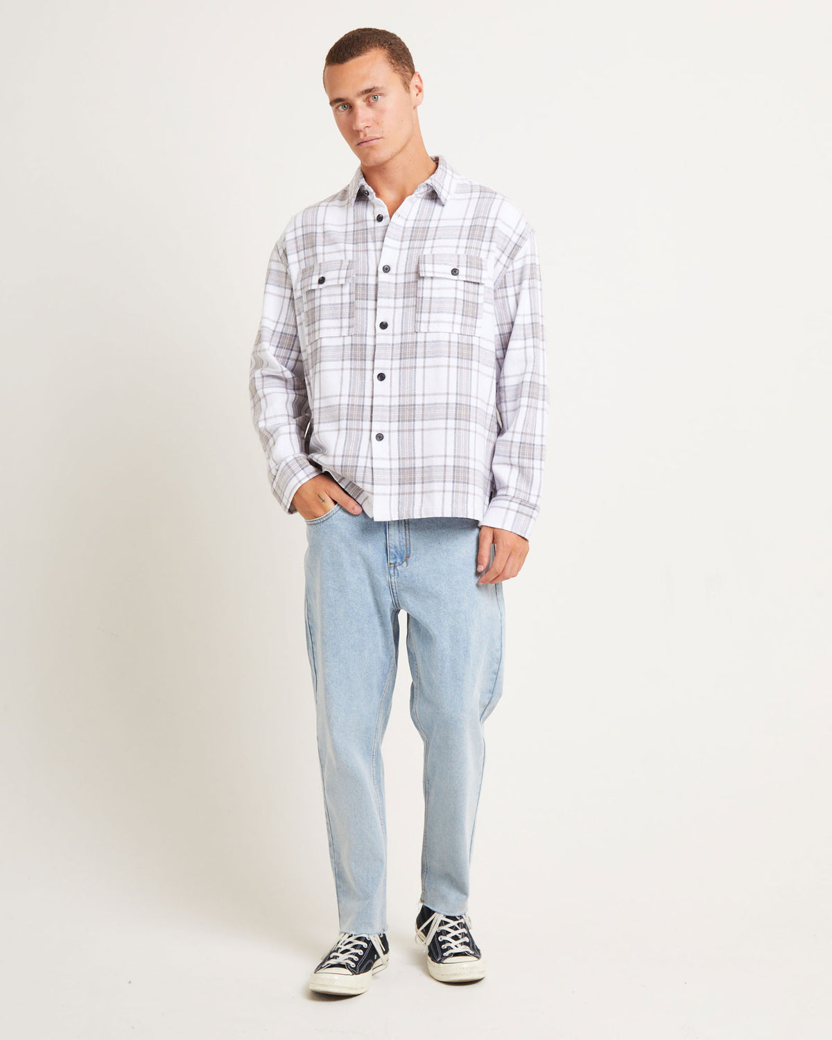 Americano Long Sleeve Shirt ECRU