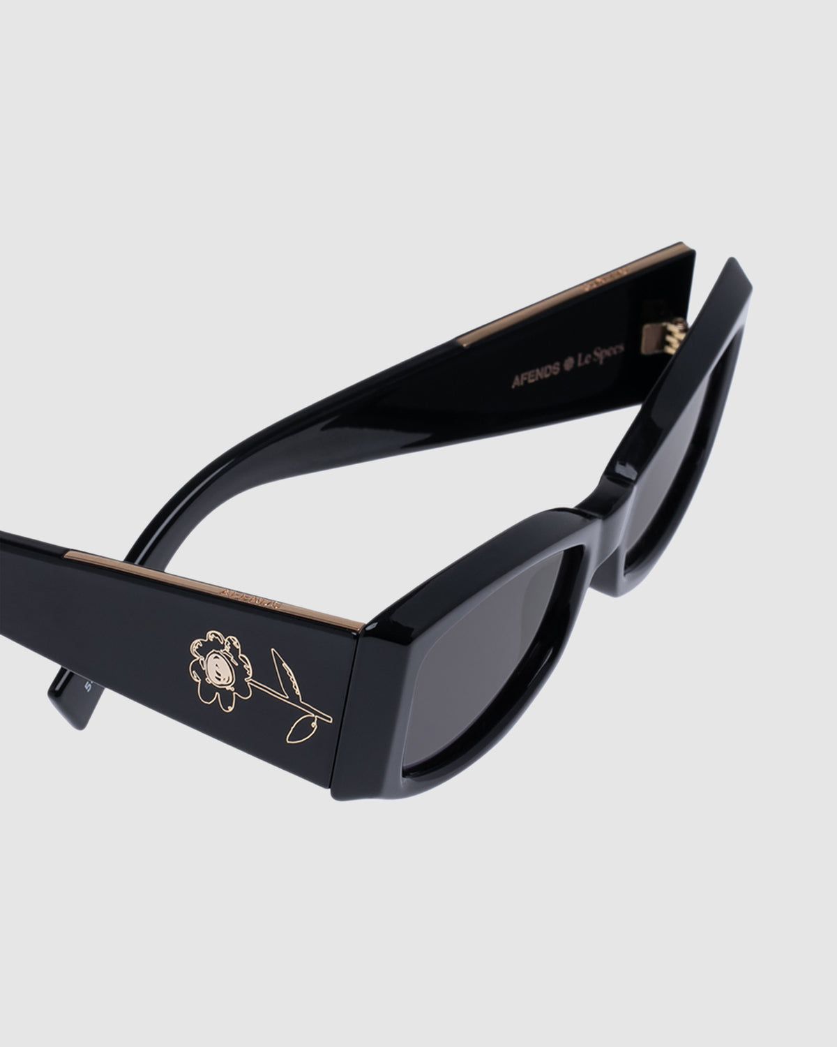 Afends X Le Specs Pretense Sunglasses Black BLACK