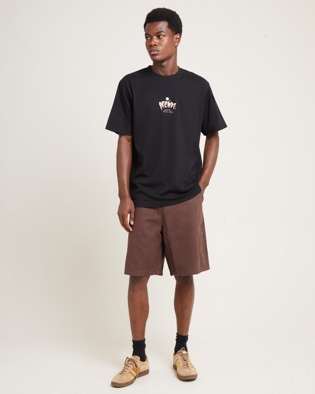 Harper Recycled Carpenter Shorts Coffee Brown COFFEE