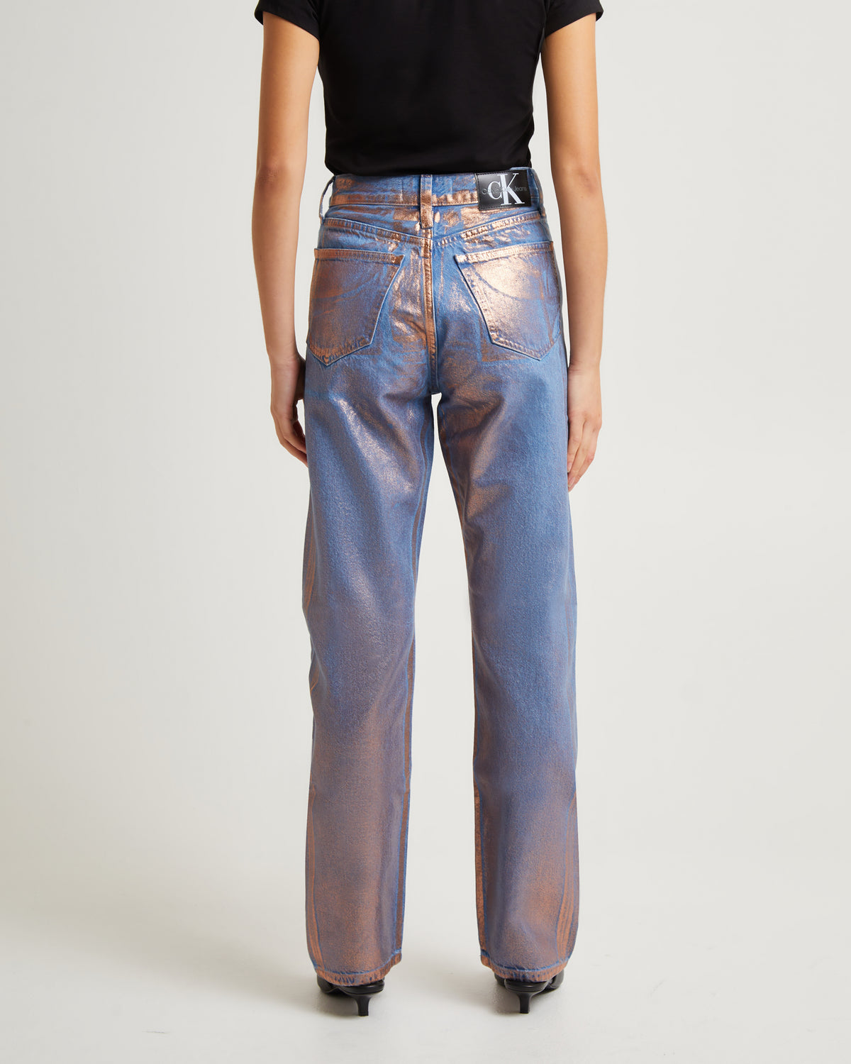 High Rise Straight Jeans Denim Medium DENIM MEDIUM