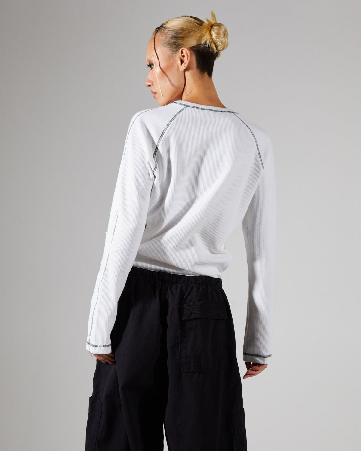Starstruck Long Sleeve T-Shirt Off White OFF WHITE