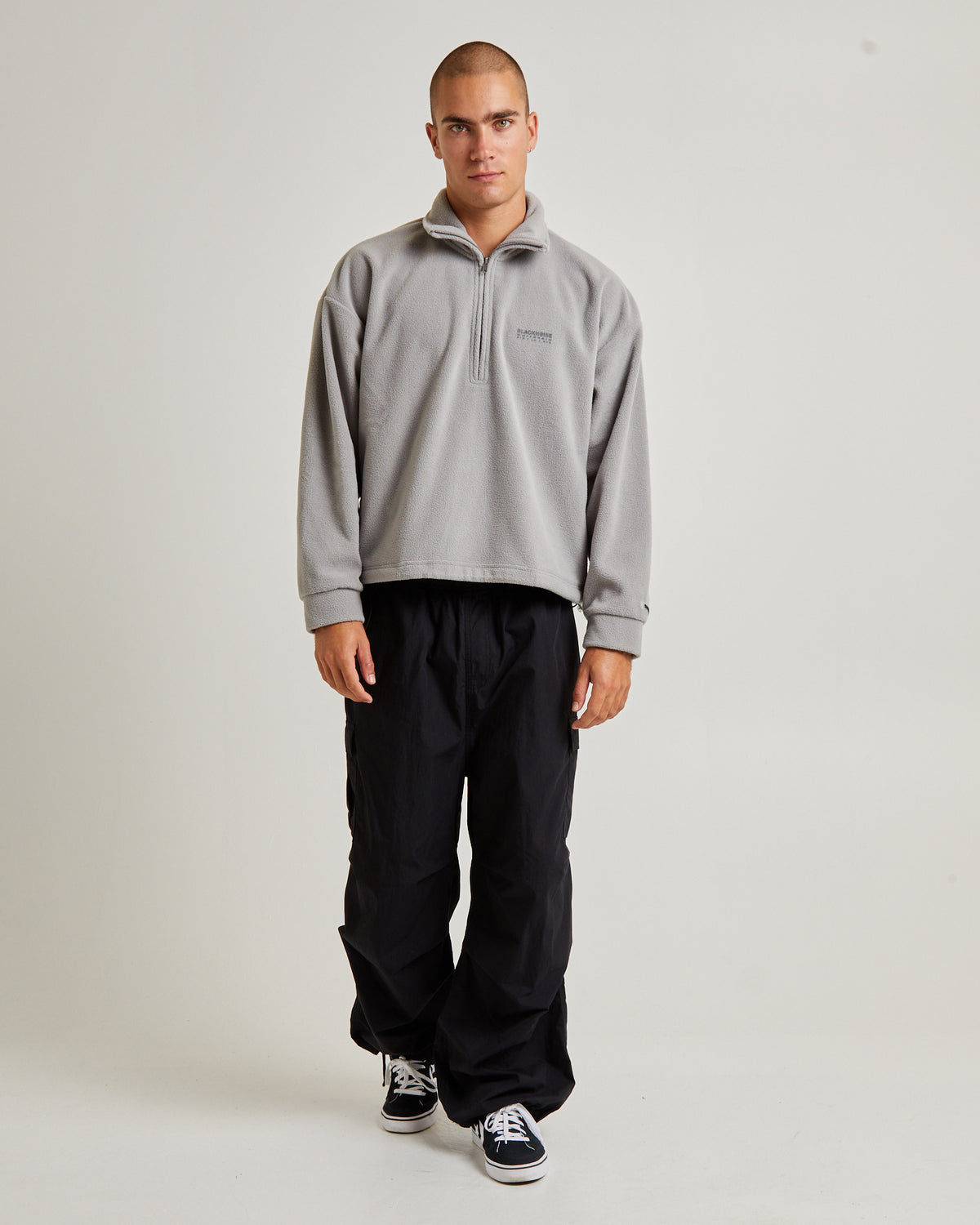 Seeka Polar Fleece Quarter Zip GREY