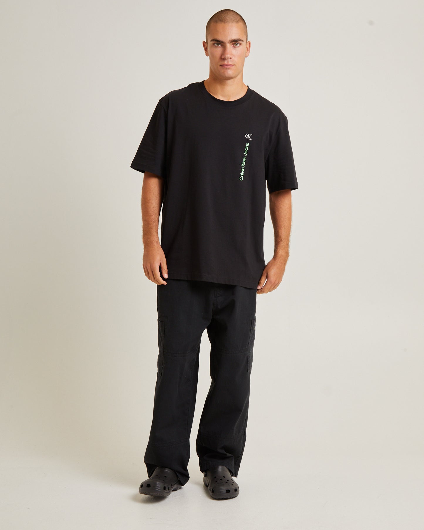 Vertical Institutional Short Sleeve T-Shirt