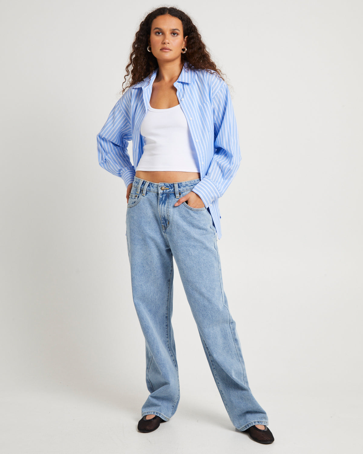 Bobby Baggy Dad Denim Jeans ISLAND BLUE
