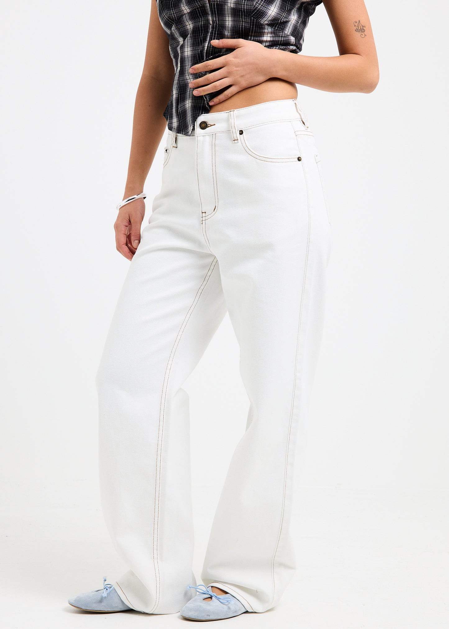 Tayla High Straight Denim Jeans