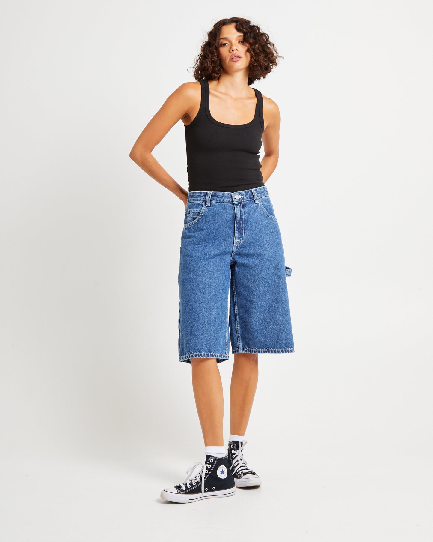 Bree Worker Denim Shorts