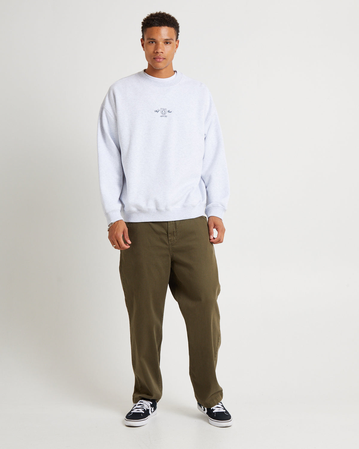 Service Crew Neck Jumper FROST MARLE