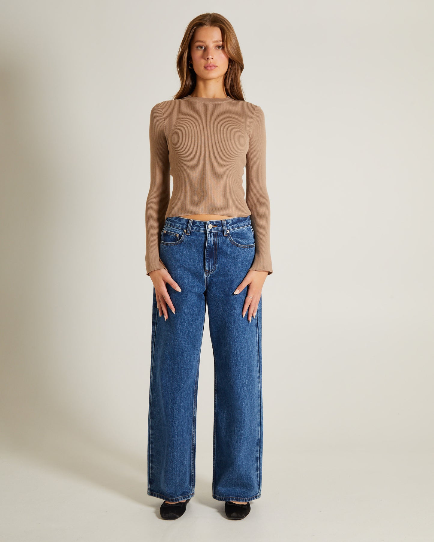 Luxe Knitted Long Sleeve Top