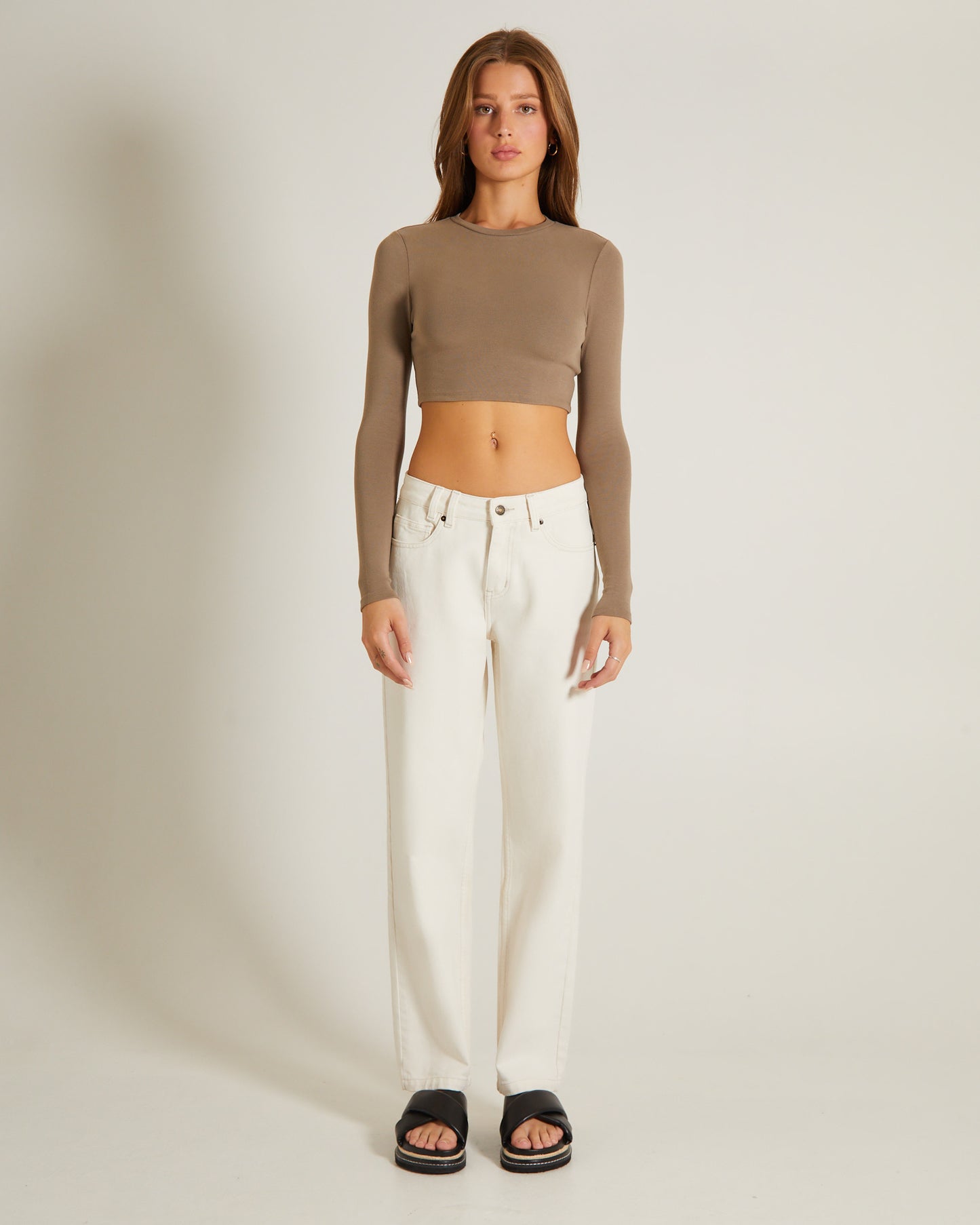 Long Sleeve Crop Top
