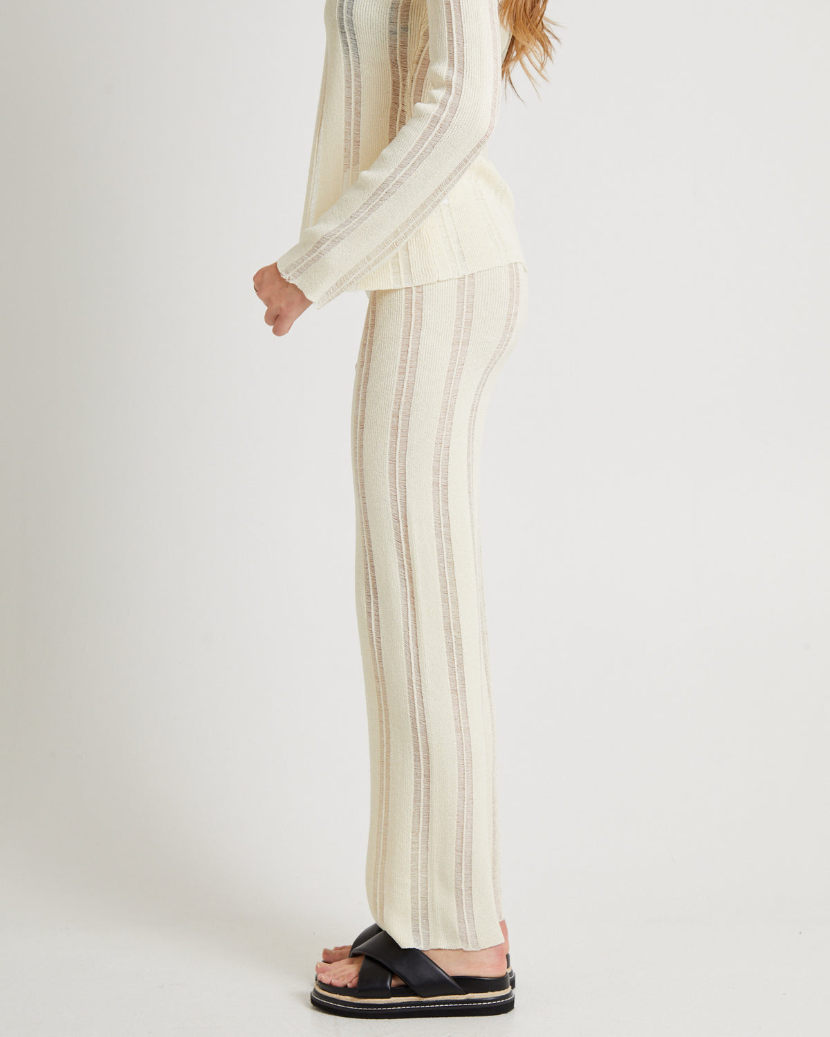 Ladder Knit Pants OAT