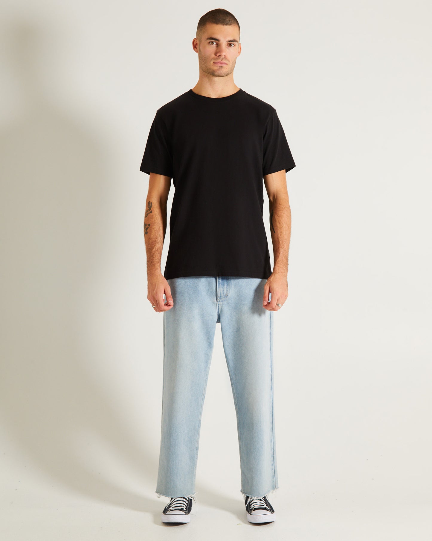 Basic Crew Neck Short Sleeve T-Shirt