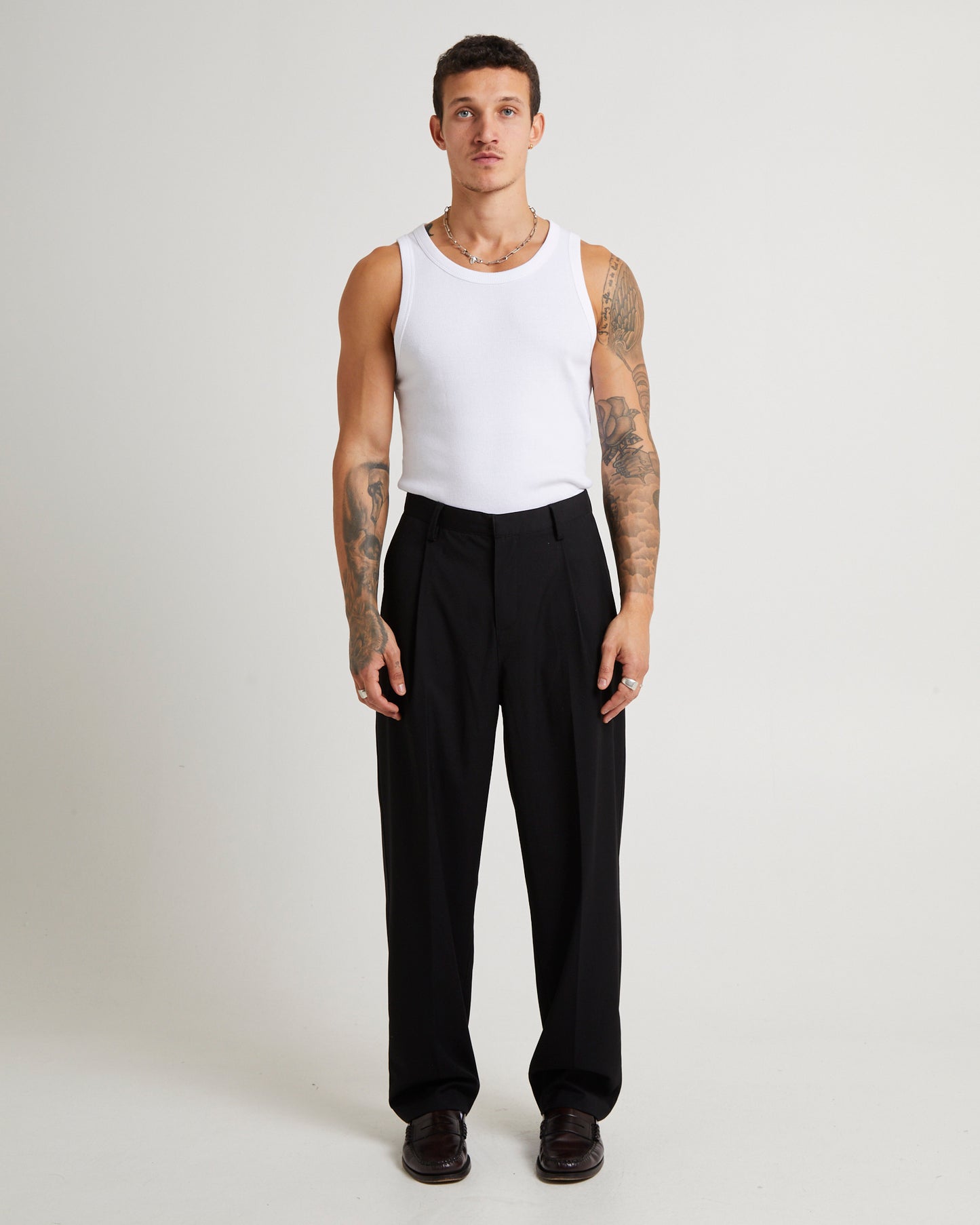 Blade Pleated Trouser