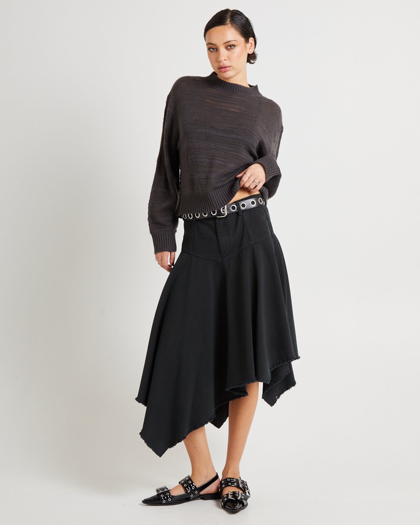 Slub Ladder Knit Jumper