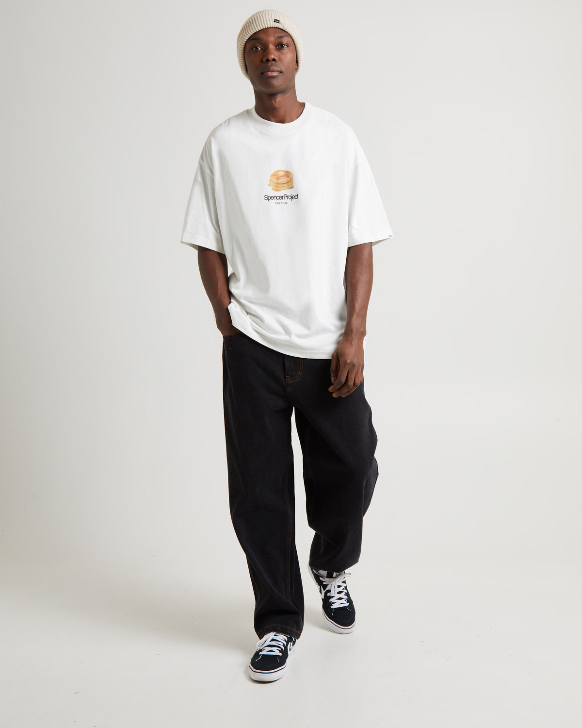 Hotcake Short Sleeve T-Shirt WHITE