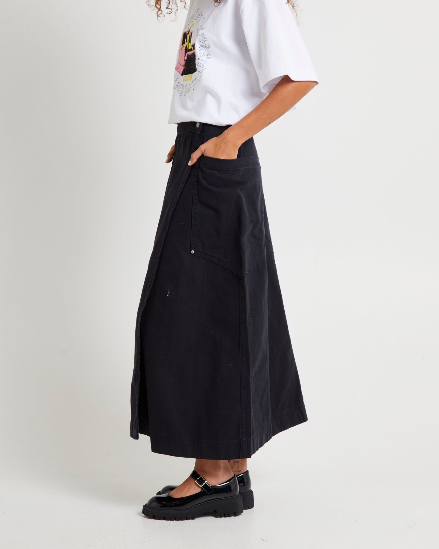Wrap Maxi Skirt