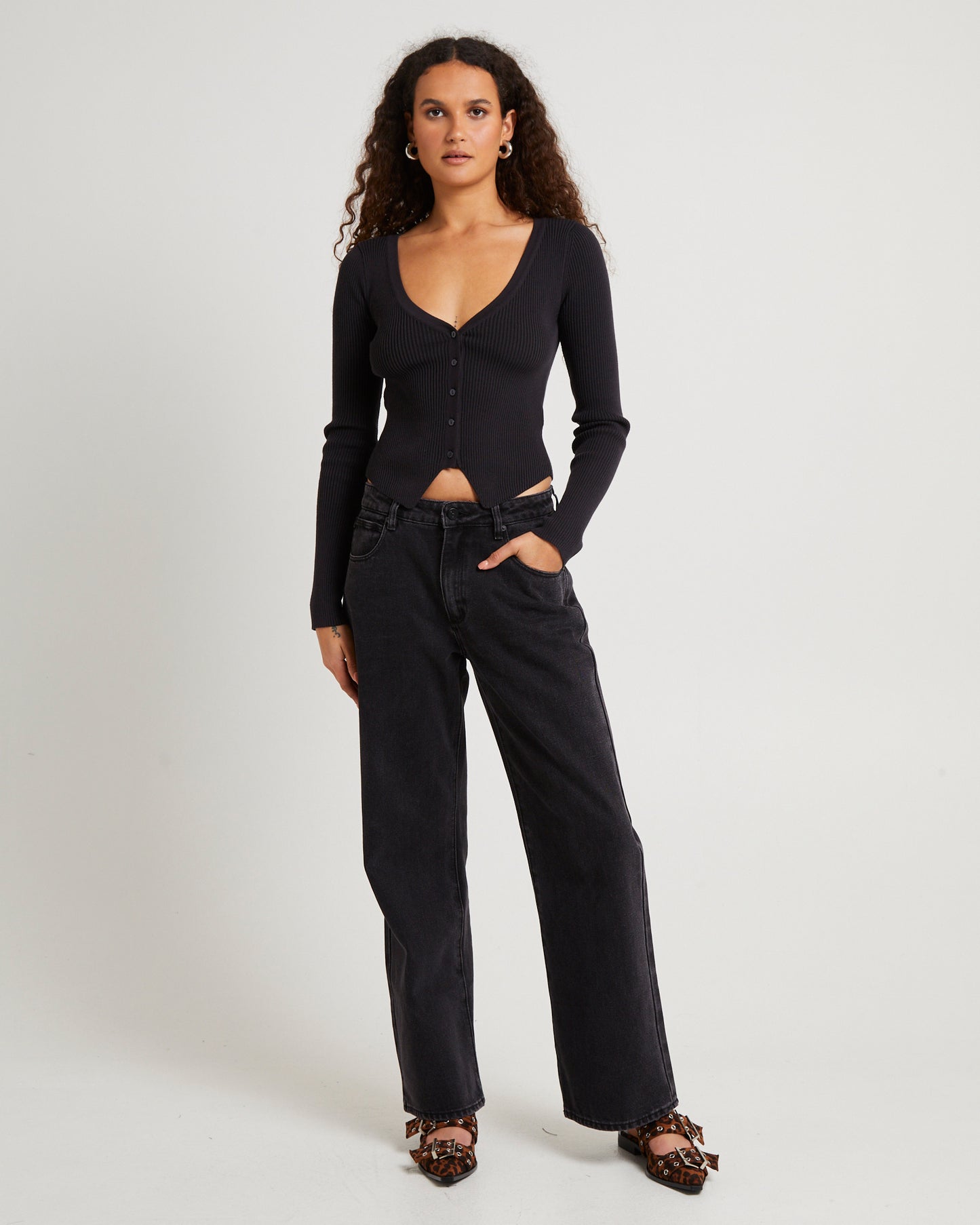 95 Mid Baggy Petite Denim Jeans Heidi