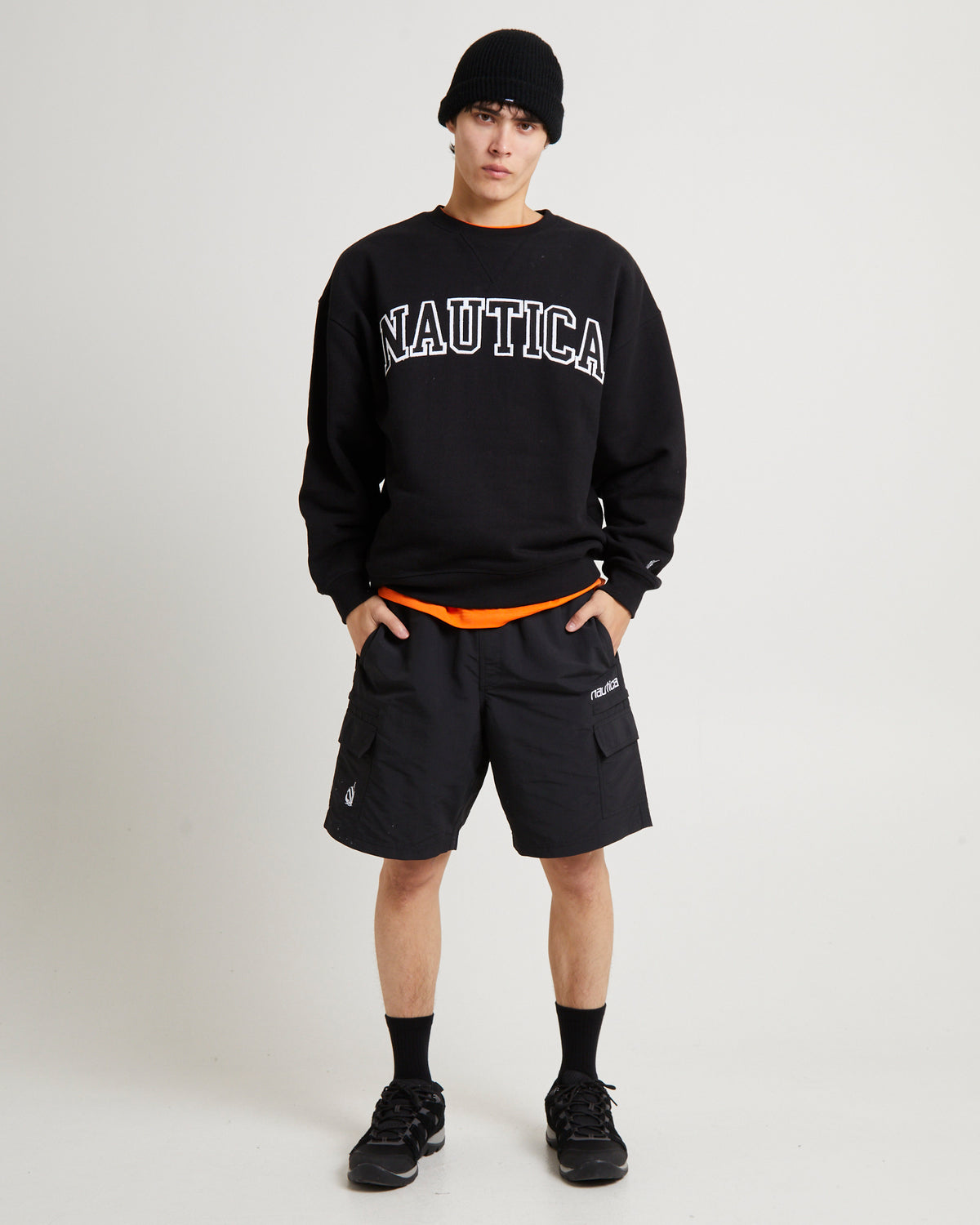 William Cargo Shorts in Black BLACK