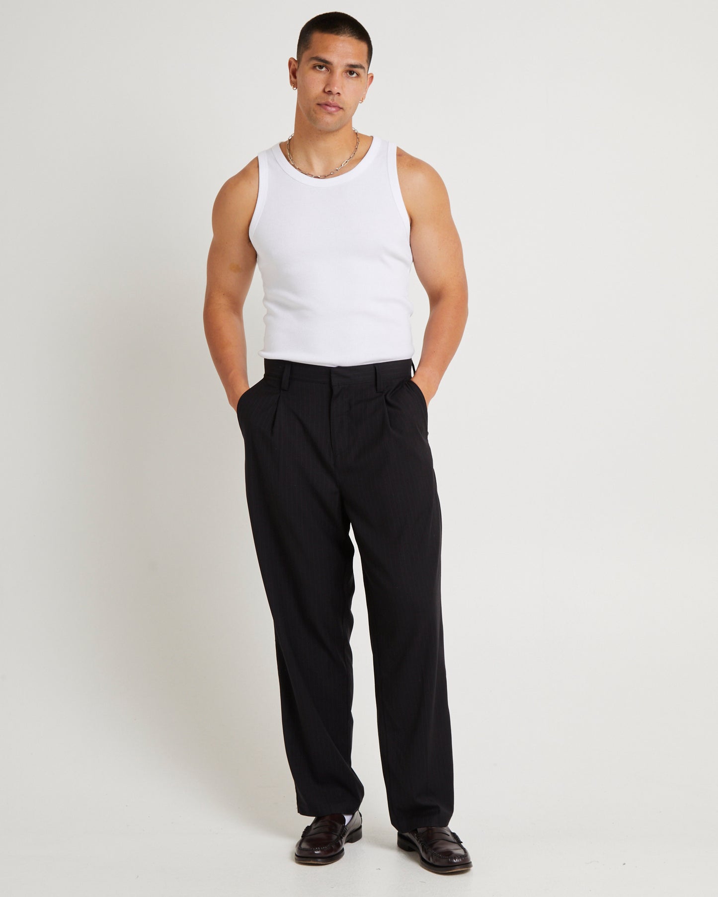 Blade Pleated Trouser