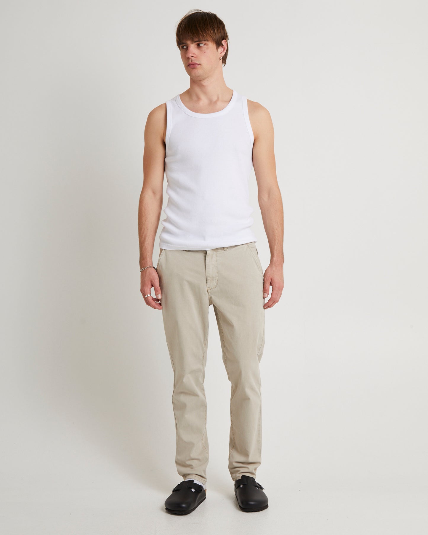 Preston Slim Chino Pants Bone
