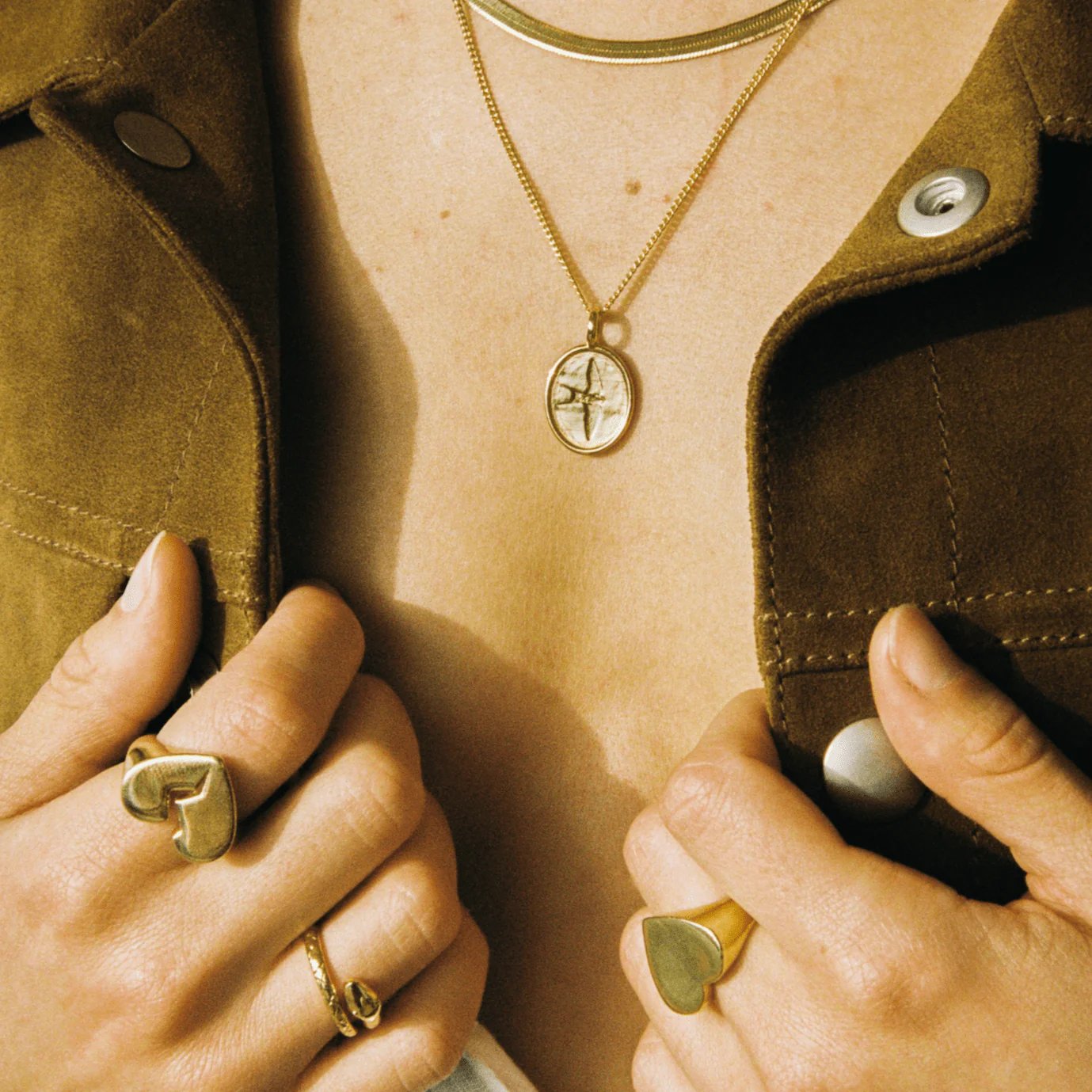 Broken Heart Ring Gold