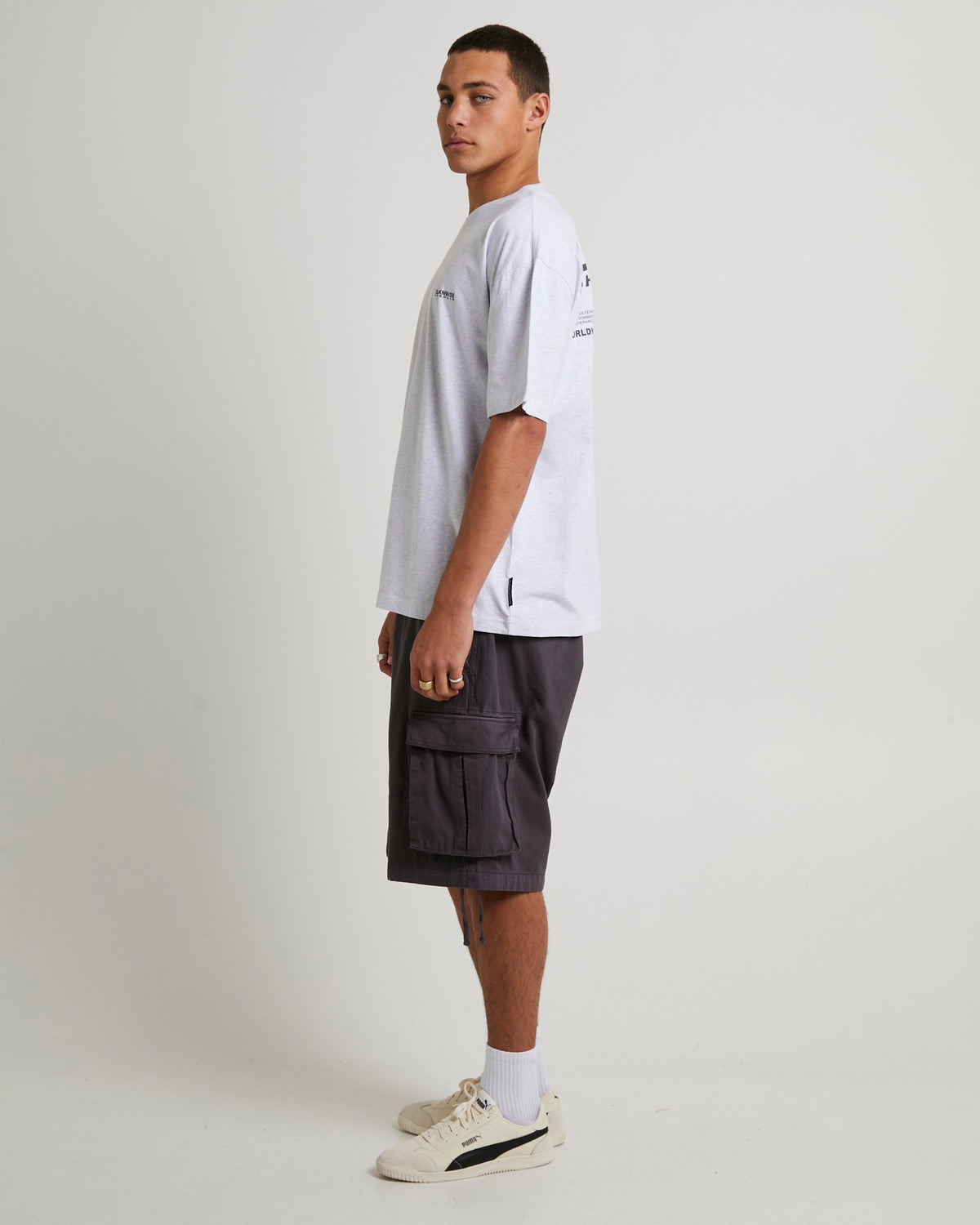 Nigh Short Sleeve T-Shirt FROST MARLE