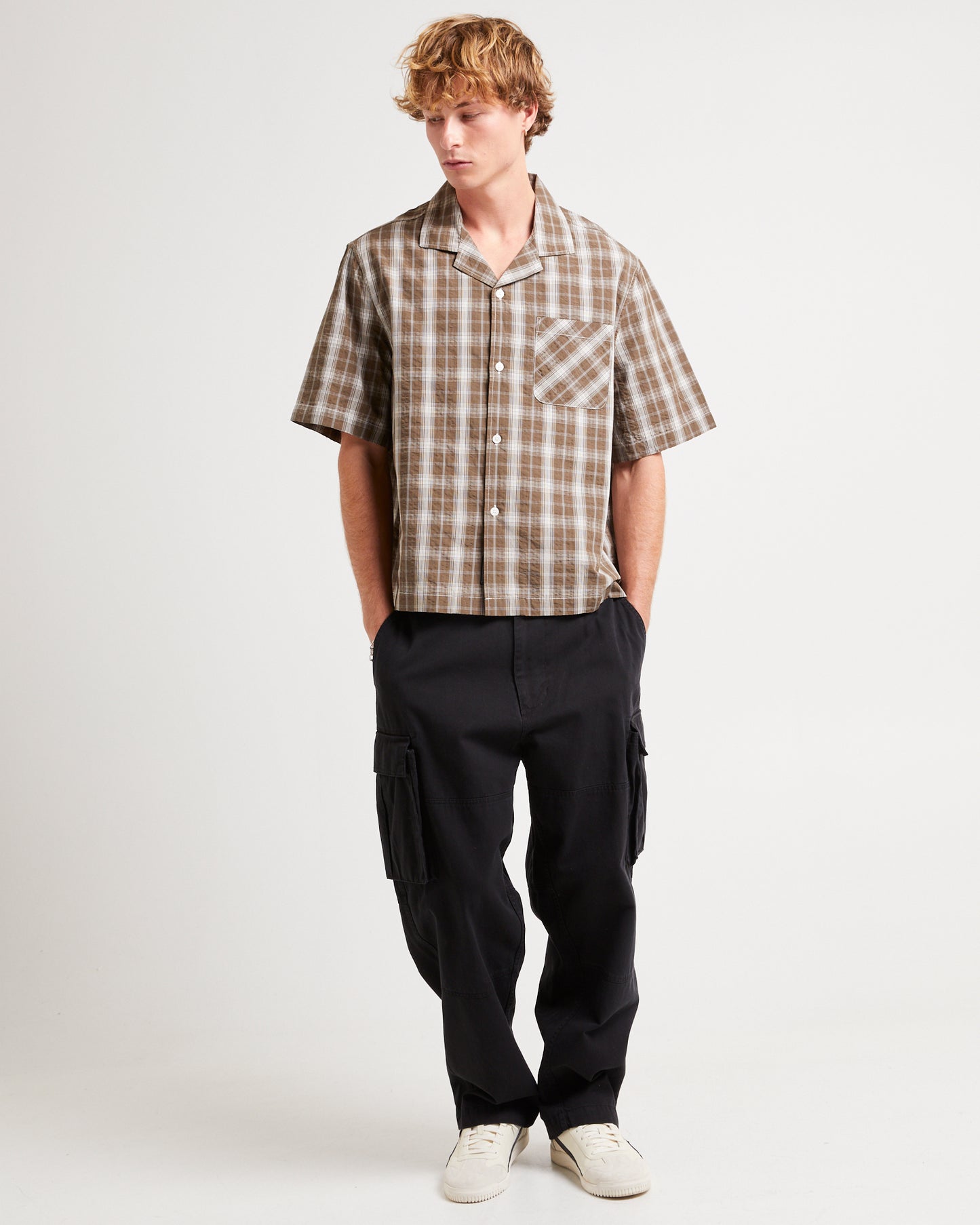 Homage Cropped Resort Shirt