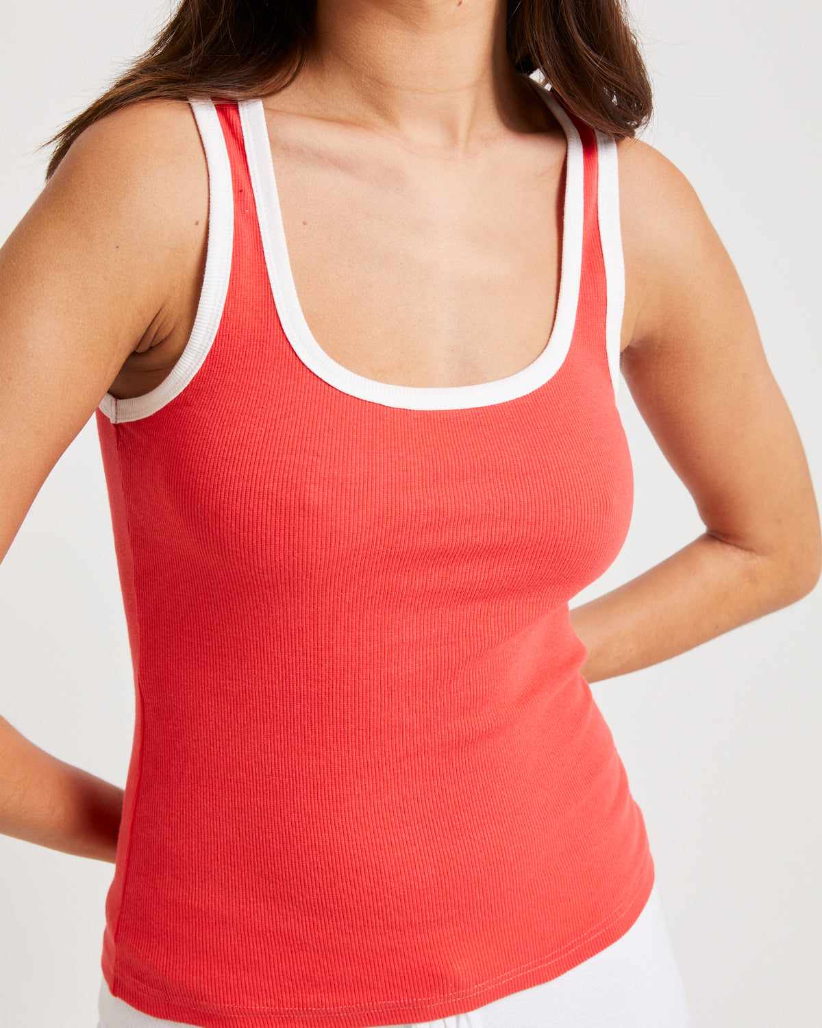 Azure Contrast Tank RED