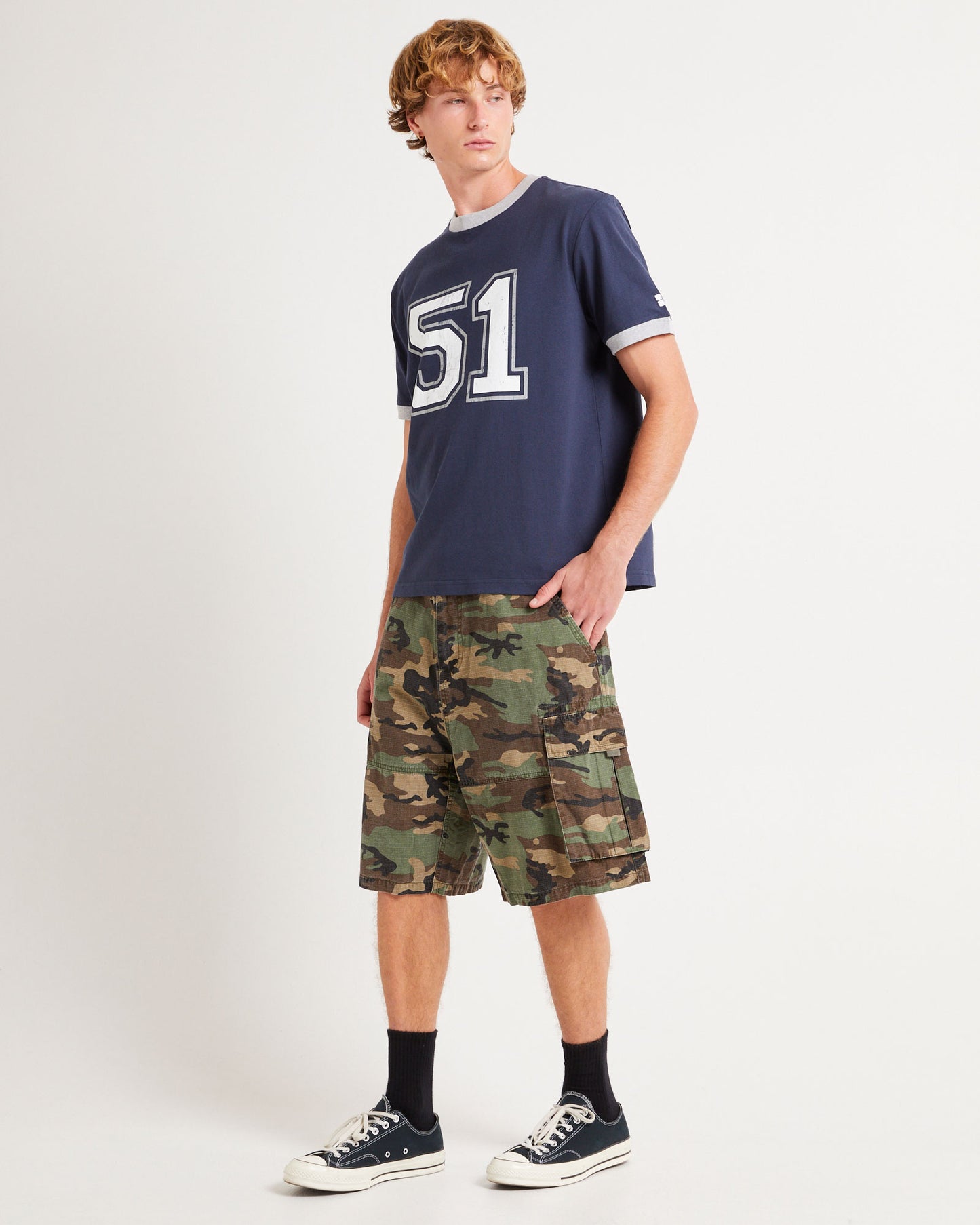 Deverell Camo Cargo Shorts