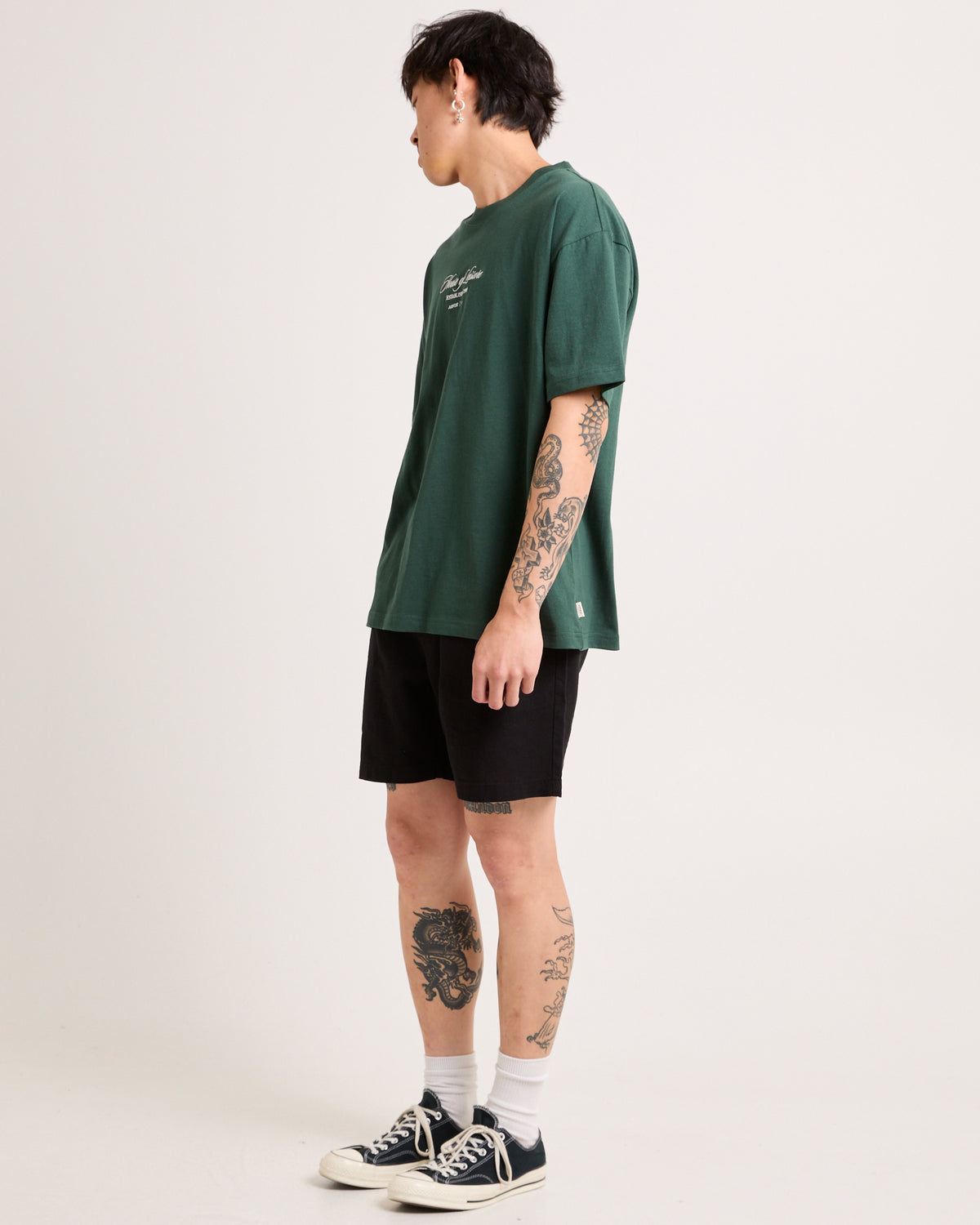 Common Linen Short BLACK