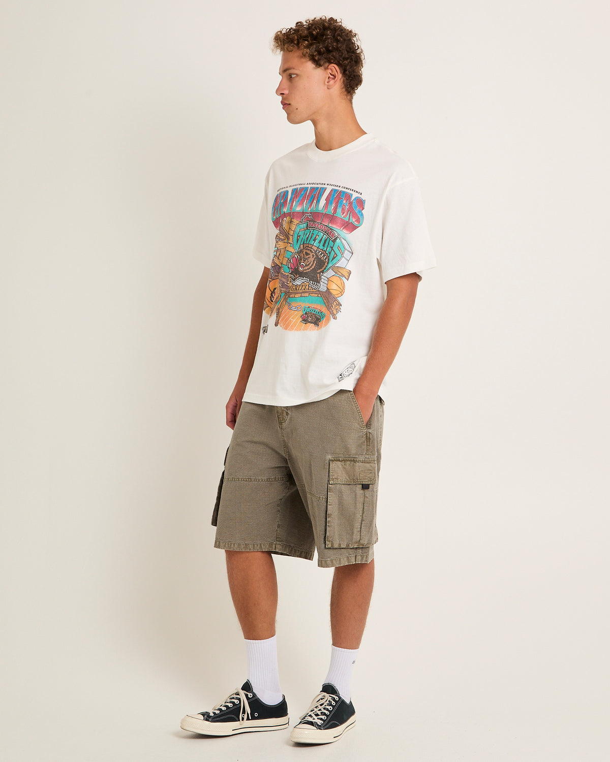 Bevel Burst T-Shirt VINTAGE WHITE