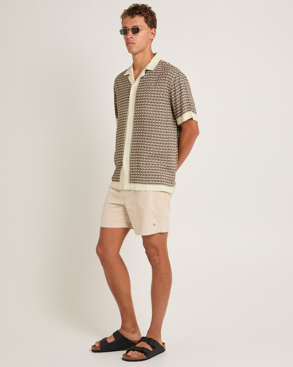 Casa Short Sleeve Resort Shirt COFFEE