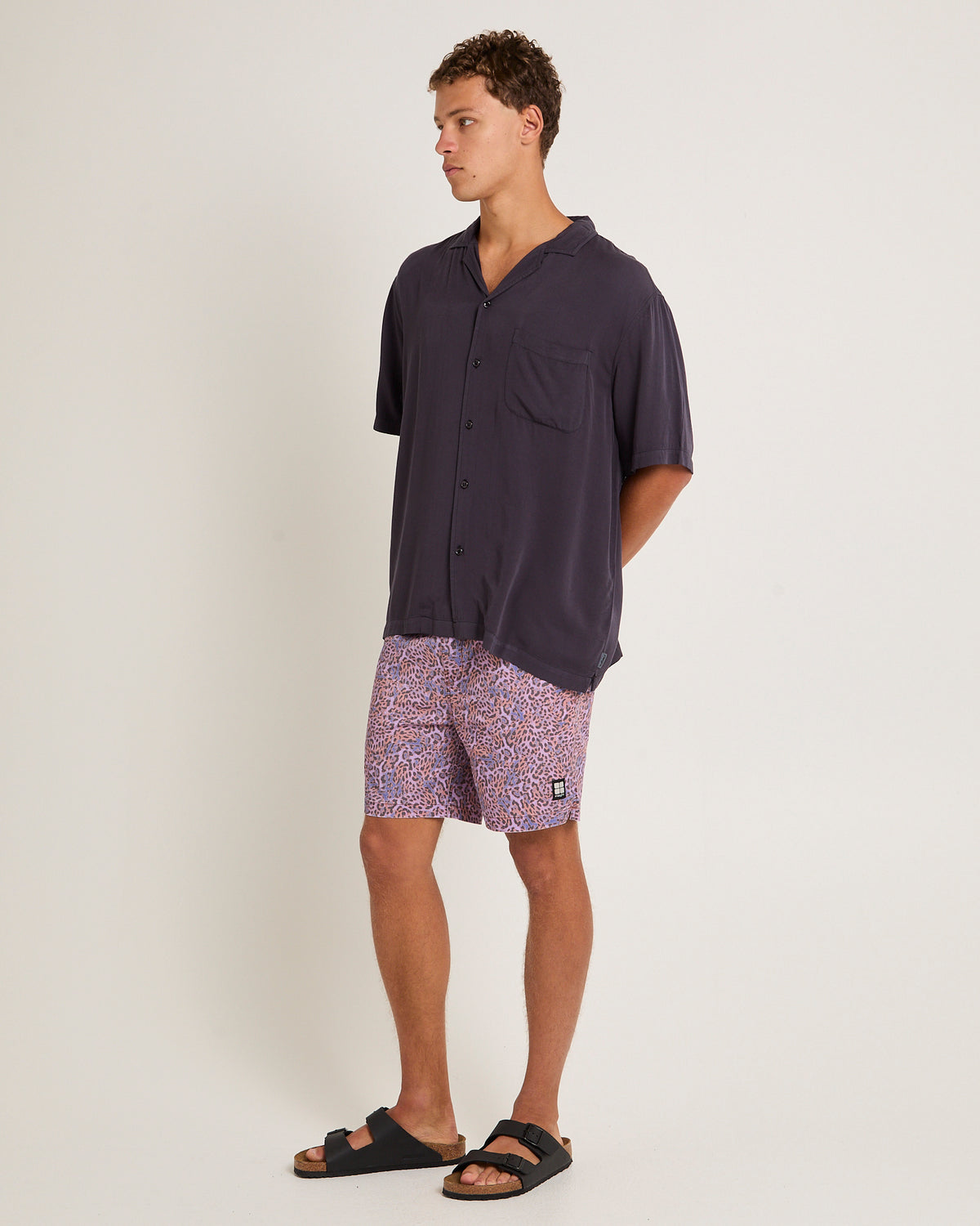 Reckoner Short Sleeve Resort Shirt DUSTY BLACK