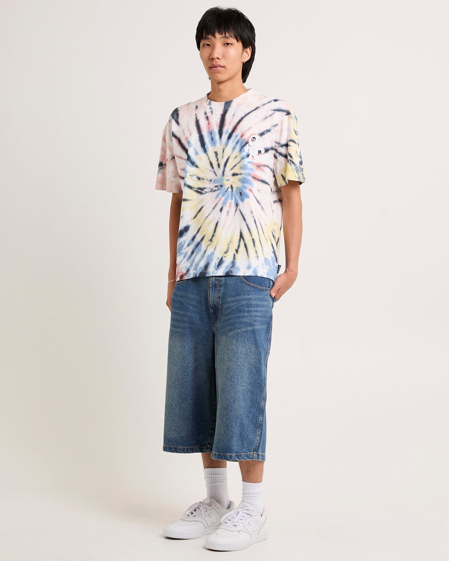 Snooker Tie Dye Cropped T-Shirt