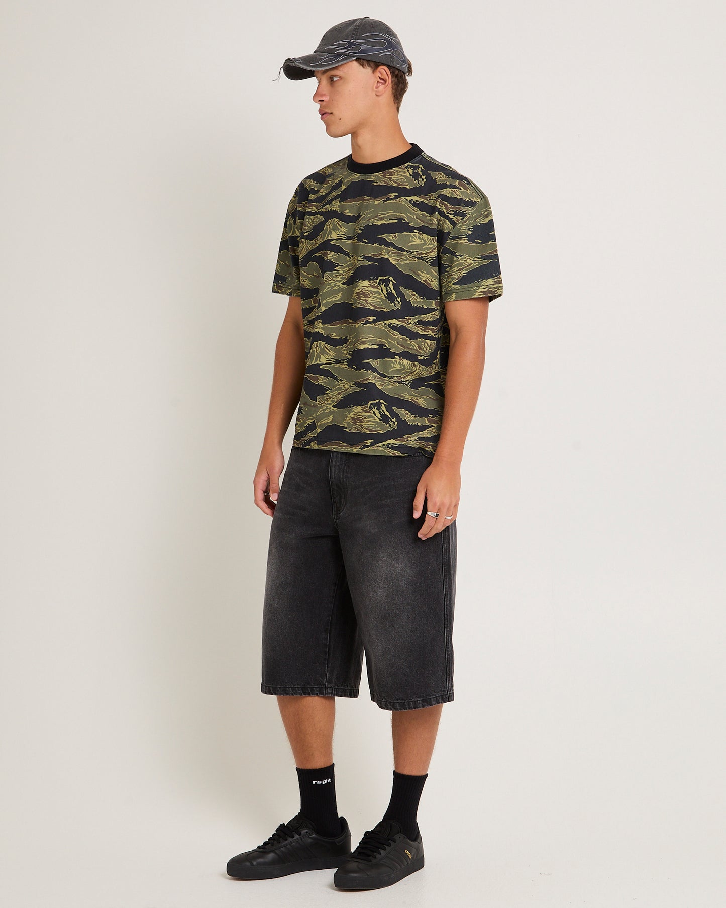 Tiger Camo Cropped T-Shirt
