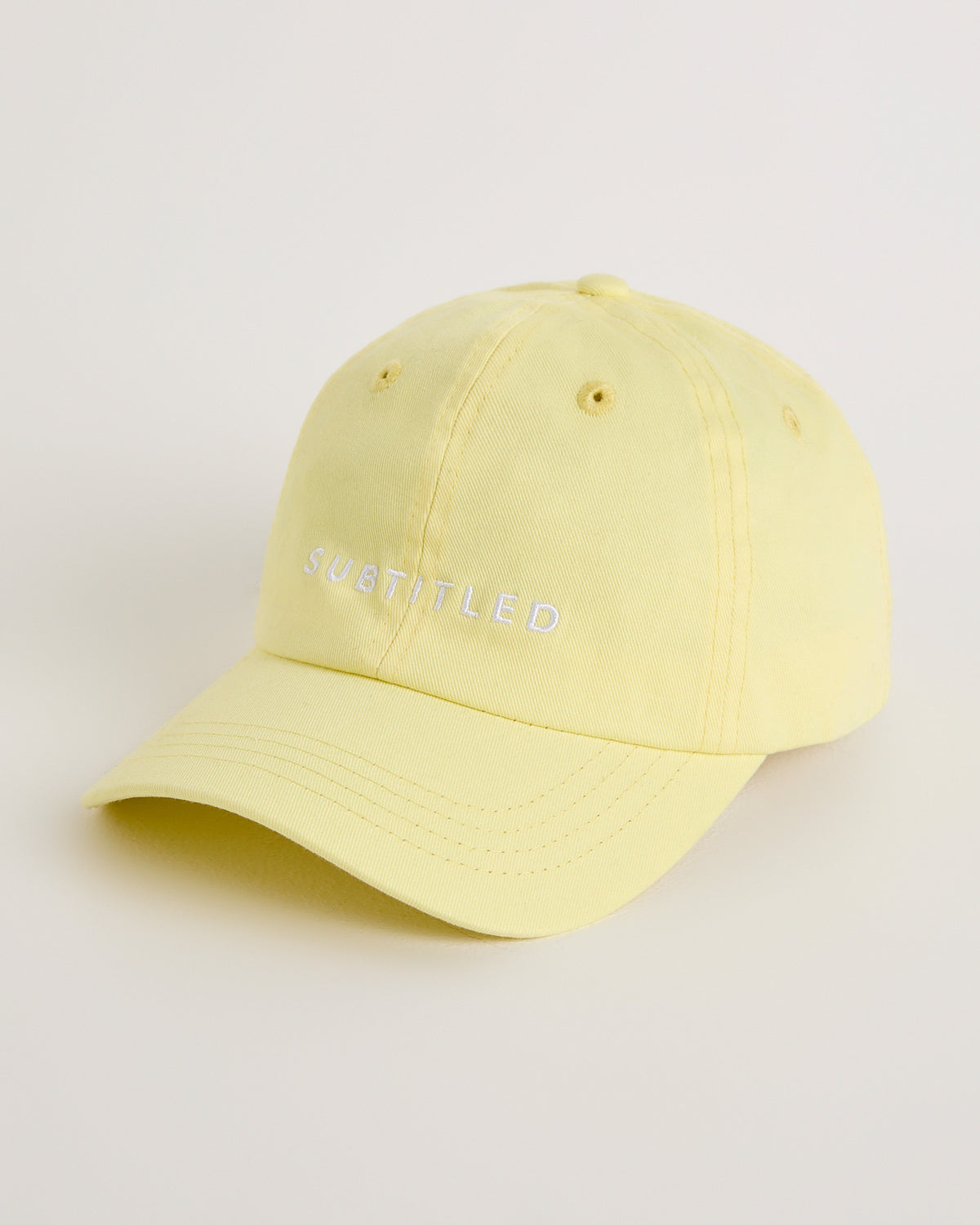 Logo Stonewashed Cap BUTTER