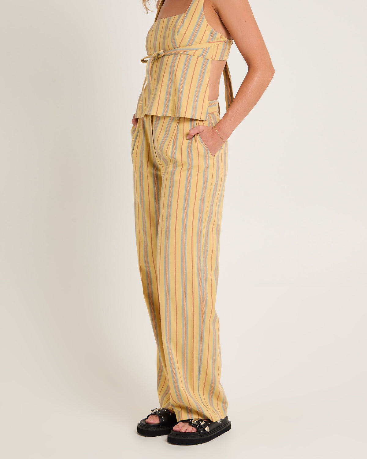 Jemimah Linen Trousers STRIPE