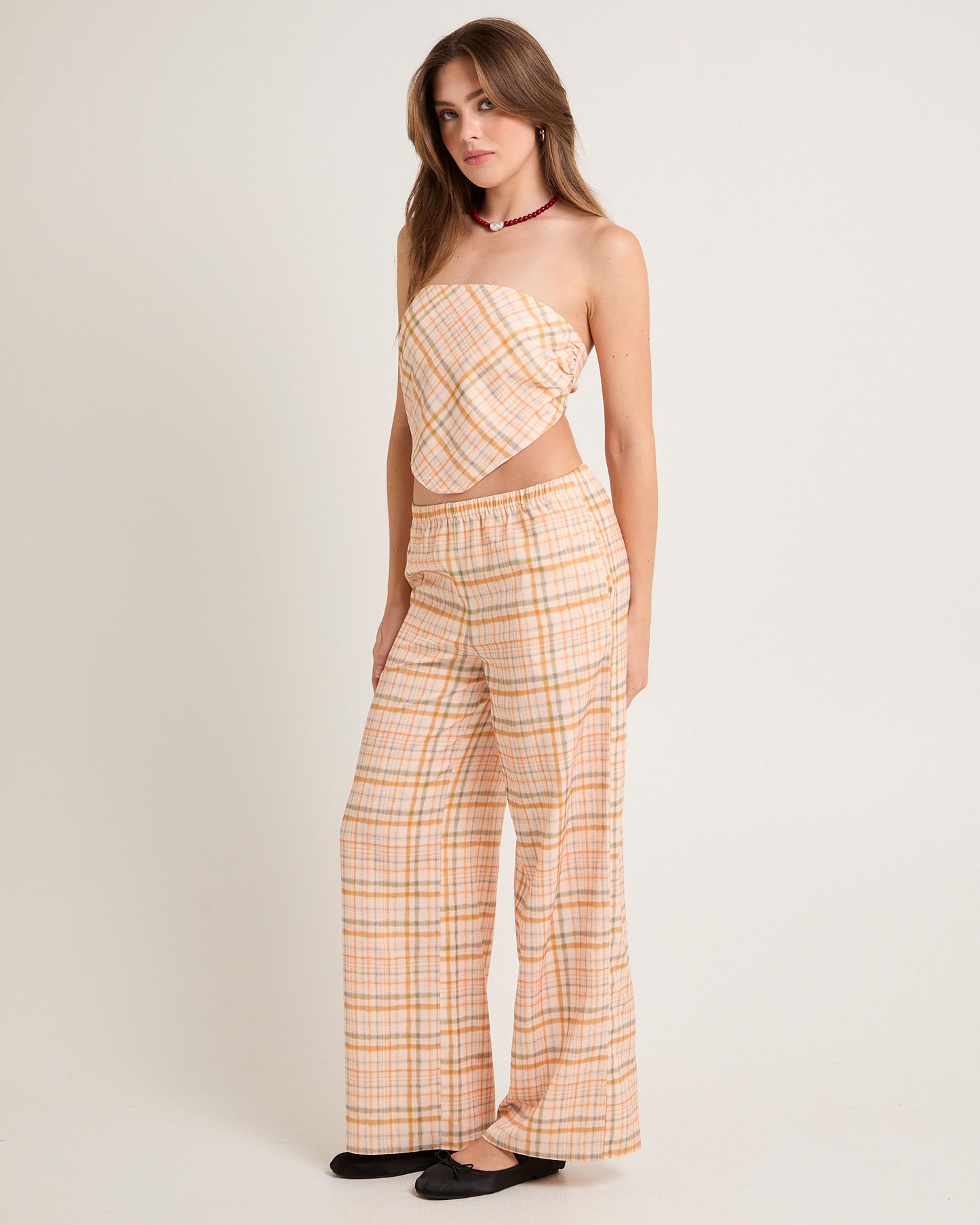 Ellery Printed Bandeau Top