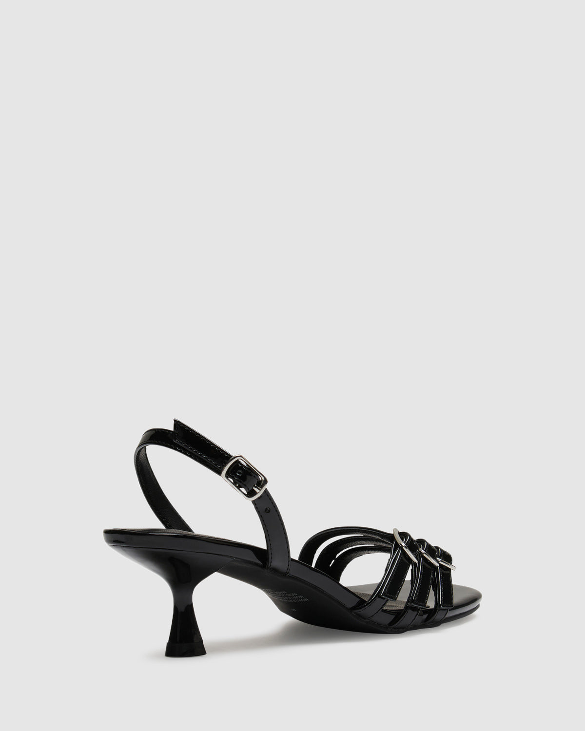Lucky Strappy Heels BLACK PATENT