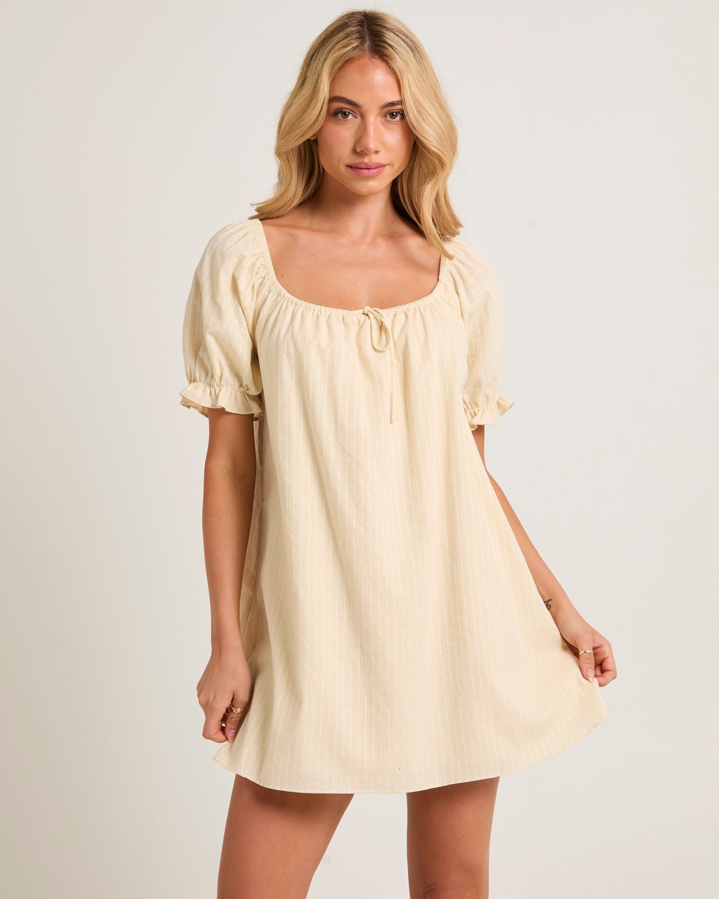 Nelson Smock Beach Mini Dress