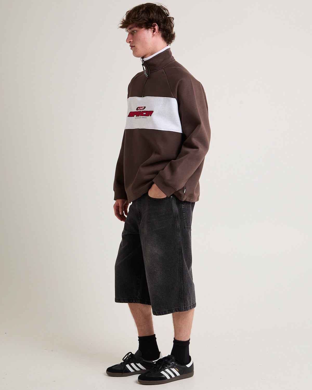 Light Speed Quarter Zip UMBER