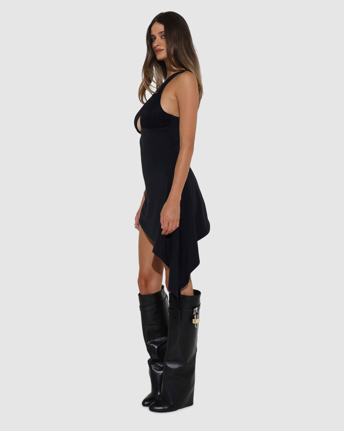 Elena Mini Dress BLACK