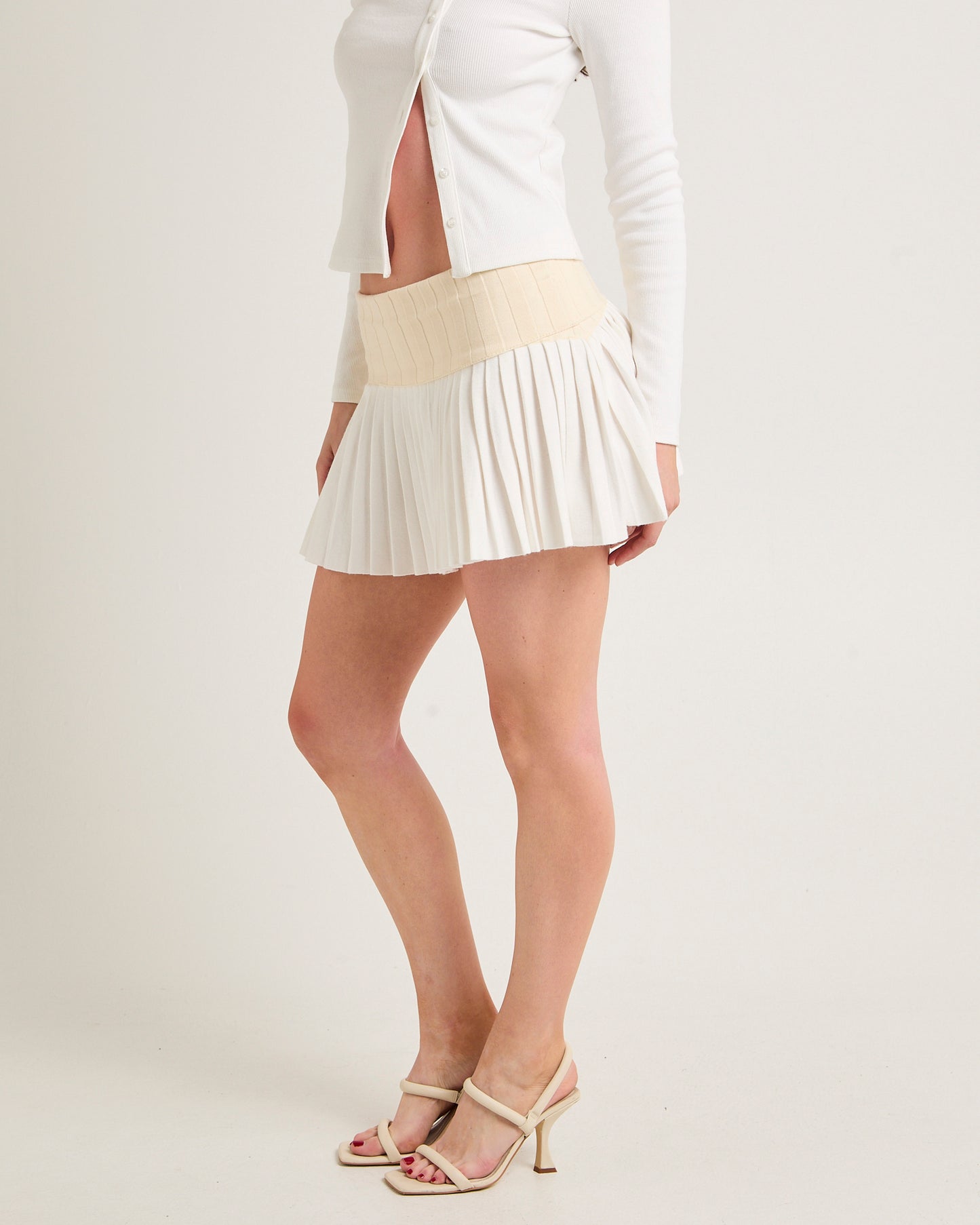 Zoe Pleated Mini Skirt