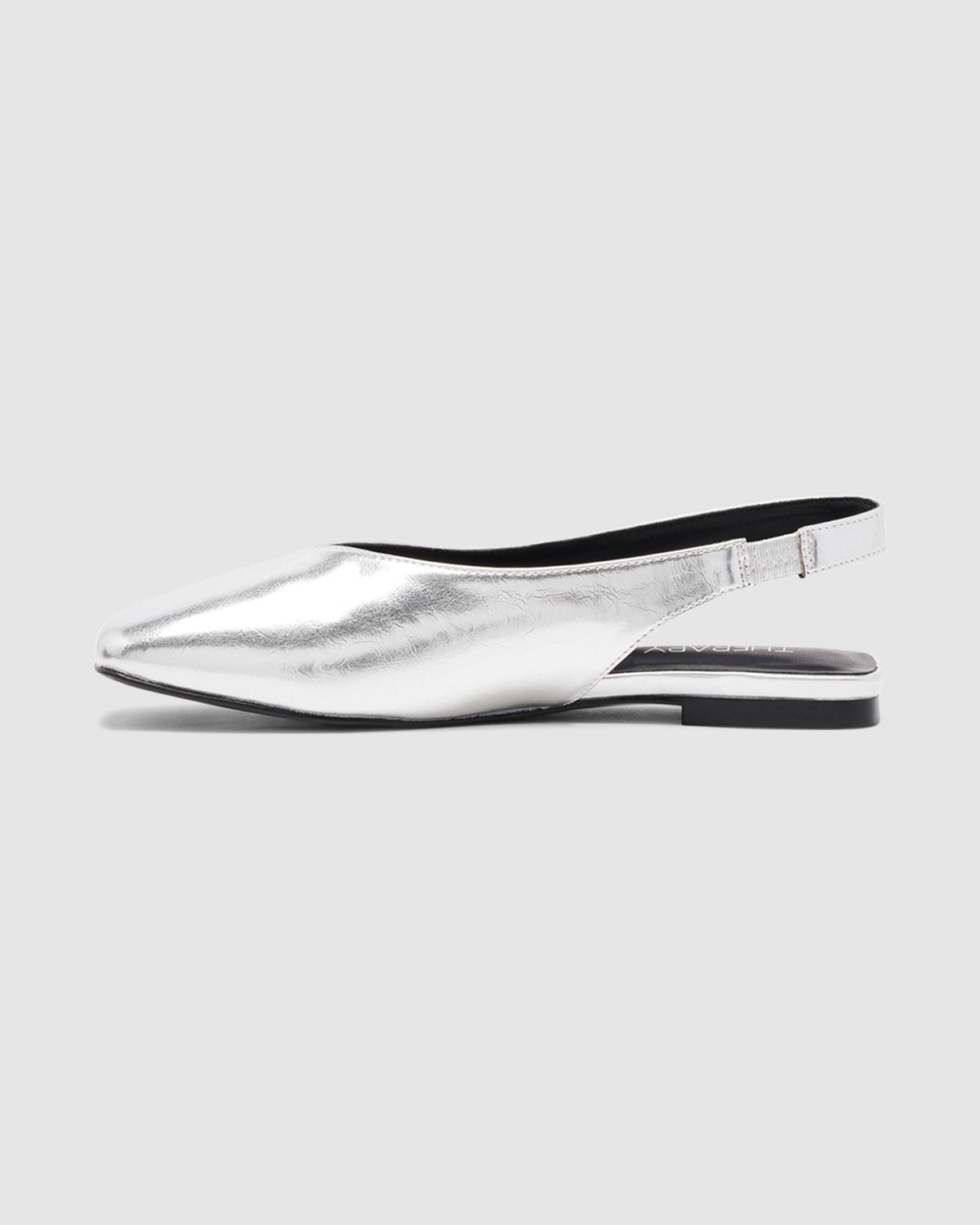 Graze Slingback Flats SILVER