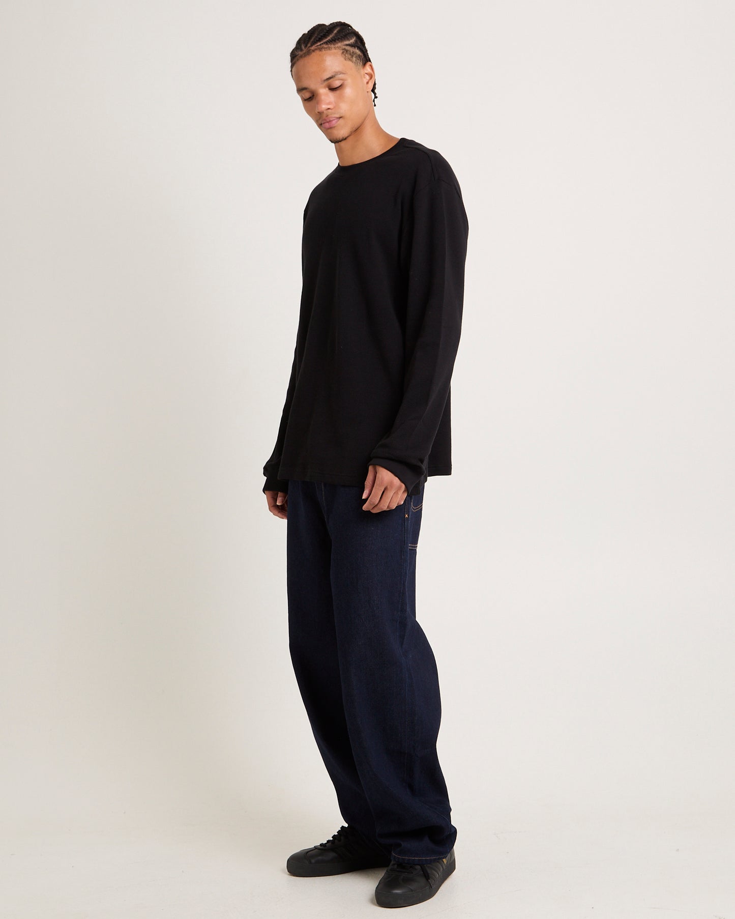 Waffle Long Sleeve Top