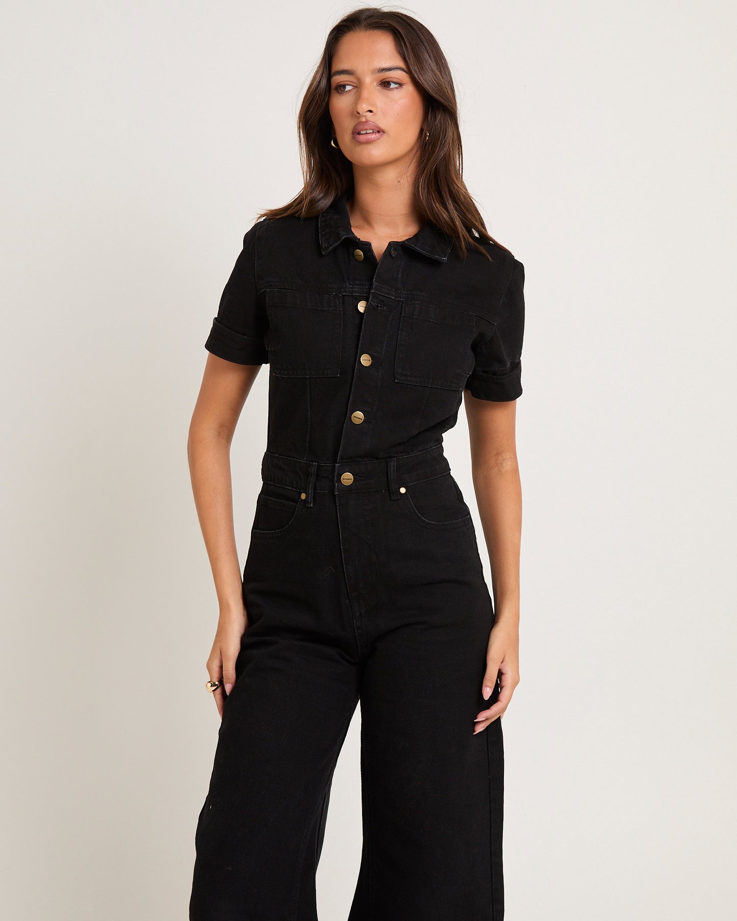 Miami Denim Flared Jumpsuit